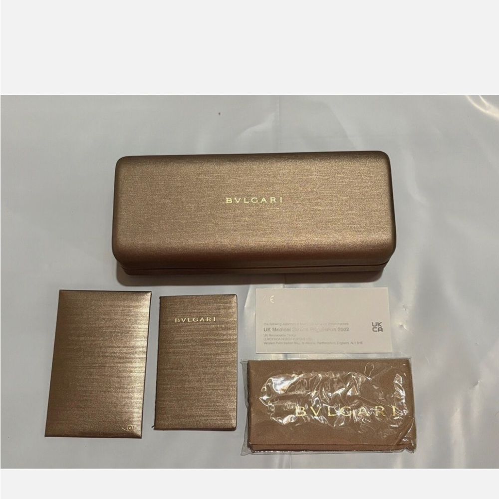 Bulgari eyeglass/sunglasses case. New